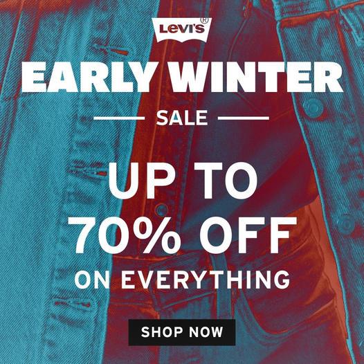 Levis winter shop sale